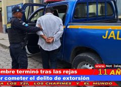 Hombre terminó tras las rejas por cometer el delito de extorsión