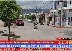 Hoy que se ve involucrada en accidente de tránsito la ex concejal a ver si cambian la orden a PMT