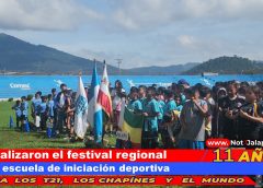 Realizaron el festival regional de escuela de iniciación deportiva