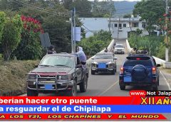 Deberían hacer otro puente para resguardar el de Chipilapa