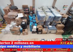Invierten 2 millones en equipo médico y mobiliario