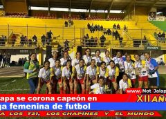 Jalapa se corona capeón en liga femenina de futbol