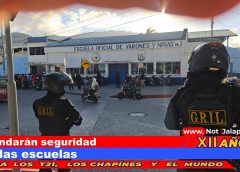 Brindarán seguridad en las escuelas