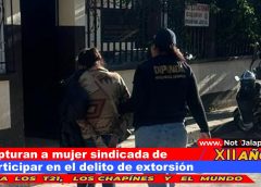 Capturan a mujer sindicada de participar en el delito de extorsión