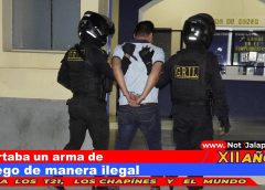 Portaba un arma de fuego de manera ilegal
