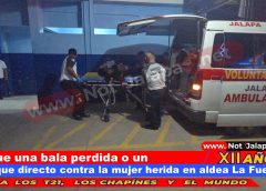 Fue una bala perdida o un ataque directo contra la mujer herida en aldea La Fuente?