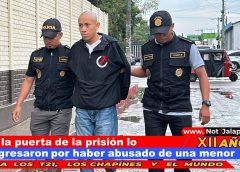 De la puerta de la prisión lo regresaron por haber abusado de una menor