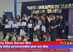 Karly Eliza Duran Mis es la niña procurador por un día