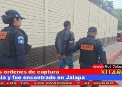 Dos ordenes de captura tenia y fue encontrado en Jalapa