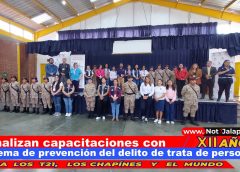 Finalizan capacitaciones con el tema de prevención del delito de trata de personas