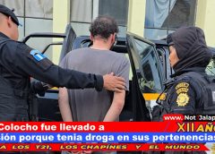 El Colocho fue llevado a prisión porque tenia droga en sus pertenencias