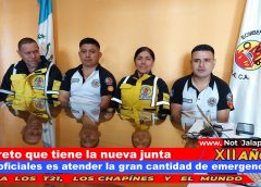 El reto que tiene la nueva junta de oficiales es atender la gran cantidad de emergencias
