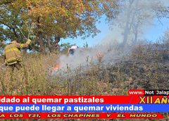 Cuidado al quemar pastizales porque puede llegar a quemar viviendas
