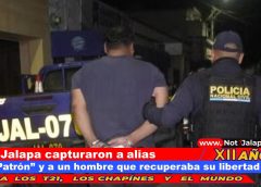 En Jalapa capturaron a alias “El Patrón” y a un hombre que recuperaba su libertad