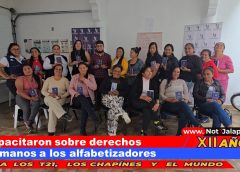 Capacitaron sobre derechos humanos a los alfabetizadores
